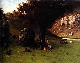Gustave Courbet Wall Art - The Young Shepherdess